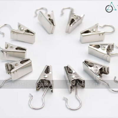 Set 05 kẹp móc sắt treo tranh vải rèm cửa tiện lợi DDTI-KEP-01