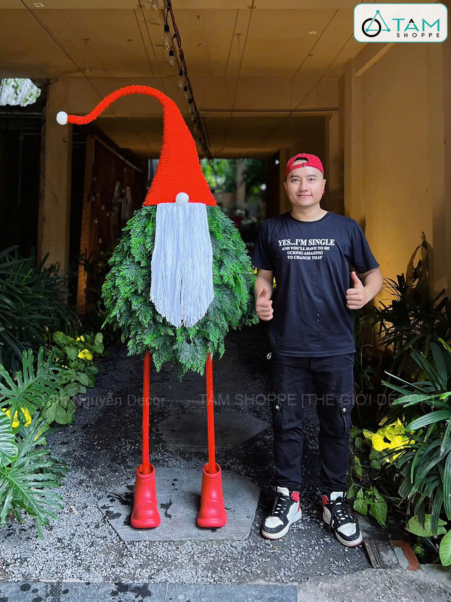 [ORDER 3-5 NGÀY] Ông Thần lùn lá thông rũ cỡ lớn 1,5m - 2m [HOT TREND] THANLUN-01